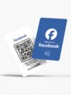 Facebook NFC & QR Card